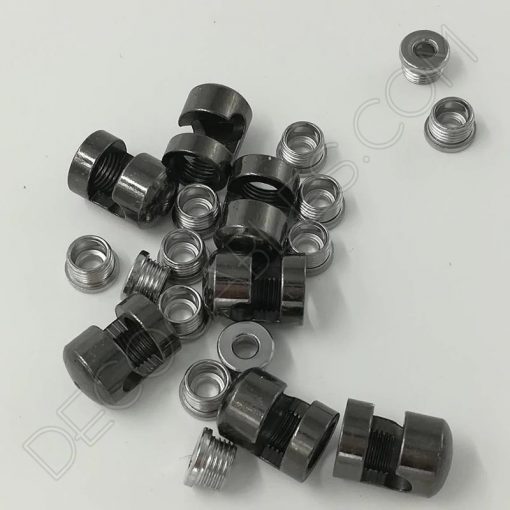 Gancho de techo para cable (gris perla) 5 Gancho metálico para cable gris perla