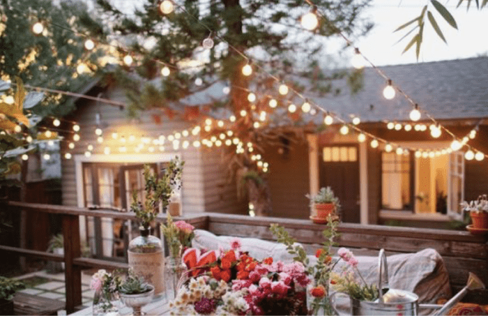 Guirnaldas, el mejor complemento para iluminar tu jardín 2 Guirnalda de luz