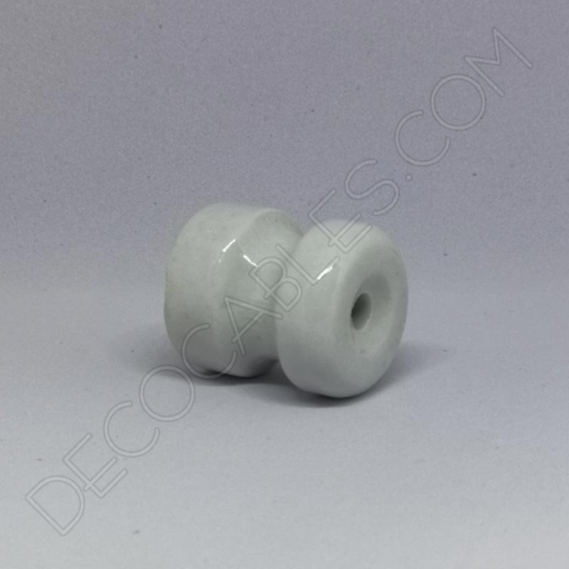 Aislador de porcelana grande para cable eléctrico trenzado de cuerda Aislador de porcelana grande para cable eléctrico trenzado de cuerda