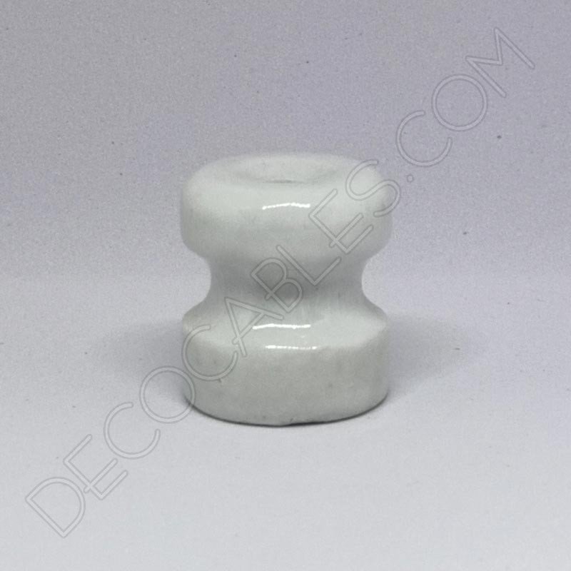 Aislador de porcelana grande para cable eléctrico trenzado de cuerda Aislador de porcelana grande para cable eléctrico trenzado de cuerda