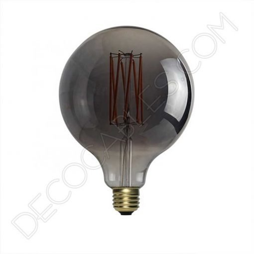 Bombilla filamento led globo cristal ahumado smoky smoked G125 E27