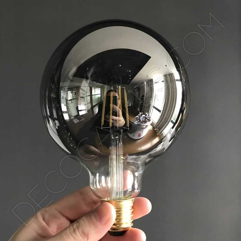 Bombilla filamento led globo cristal ahumado smoky smoked G95 E27 Bombilla filamento led globo cristal ahumado smoky smoked G95 E27