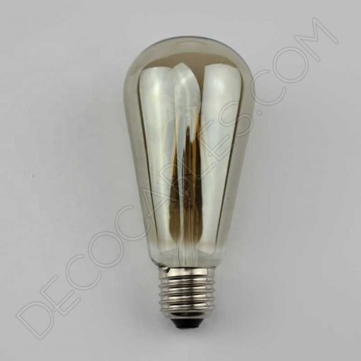 Bombilla pebetero led cristal ahumado smoky smoked E27