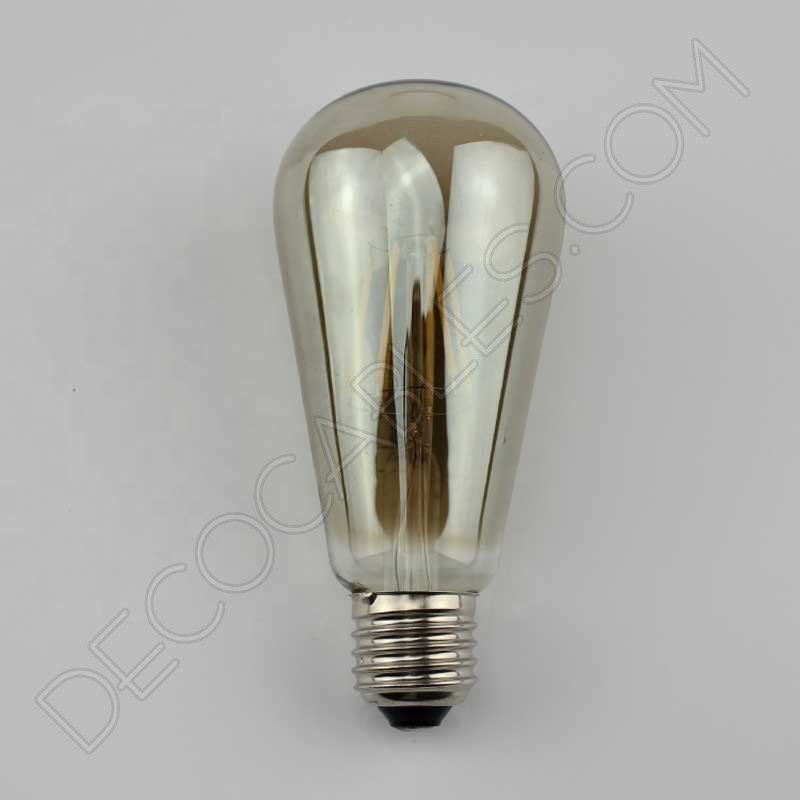 Bombilla pebetero led cristal ahumado smoky smoked E27 Bombilla pebetero led cristal ahumado smoky smoked E27