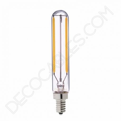 Bombilla tubular filamento LED casquillo E14