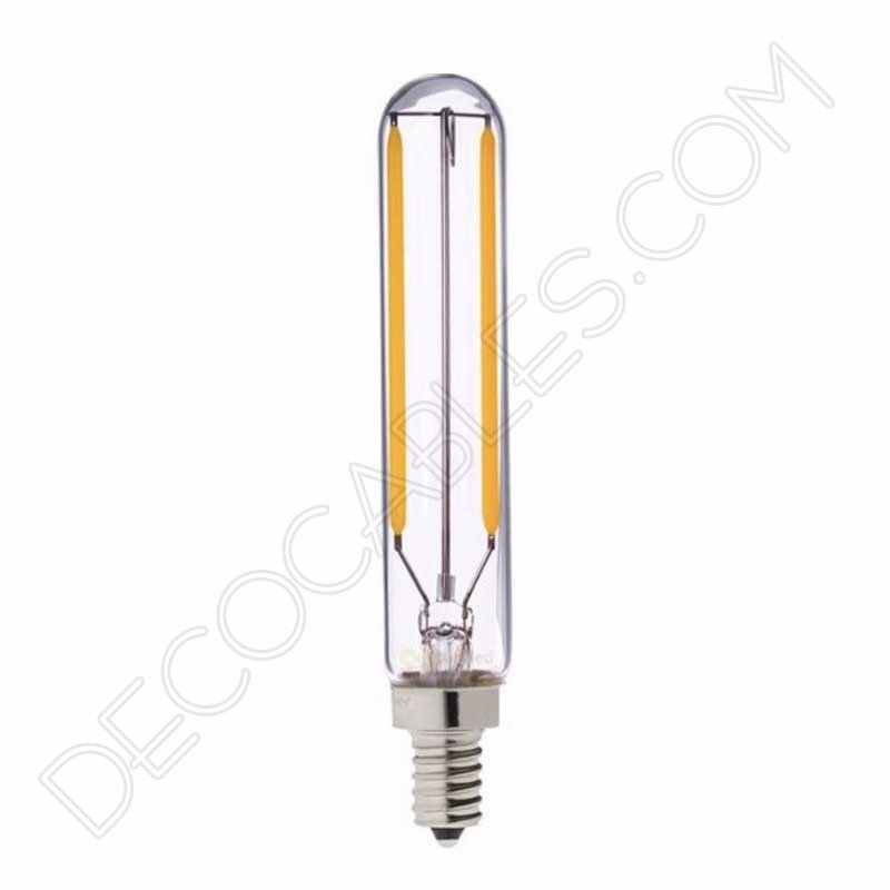 Bombilla tubular filamento LED casquillo E14 Bombilla tubular filamento LED casquillo E14