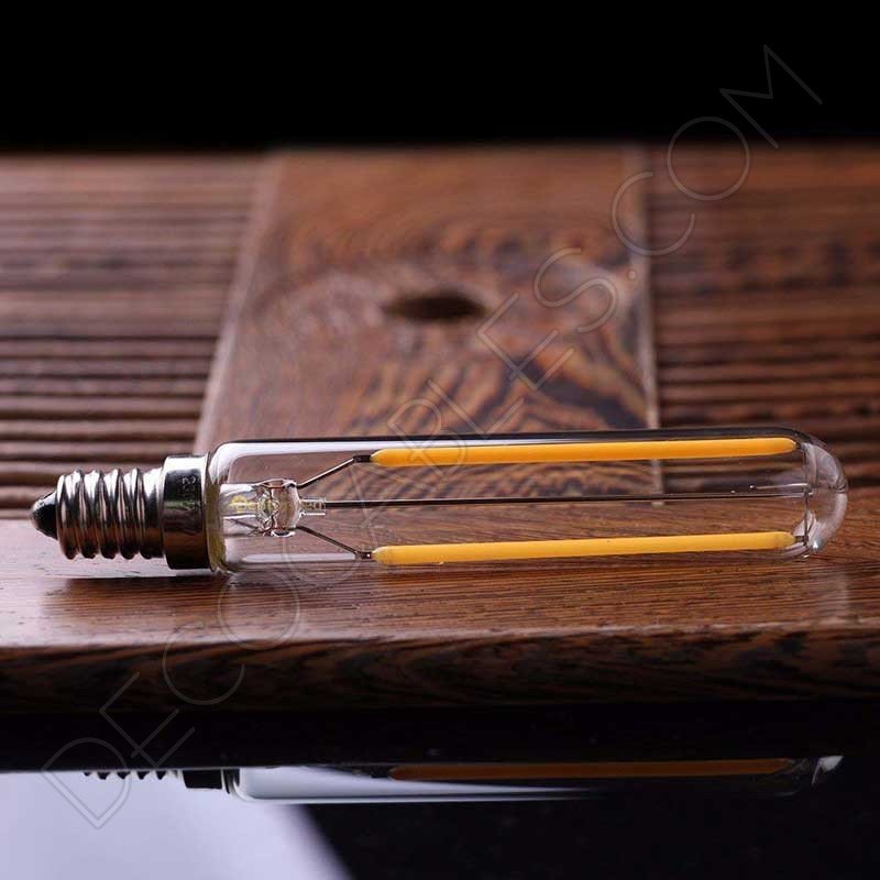 Bombilla tubular filamento LED casquillo E14 Bombilla tubular filamento LED casquillo E14