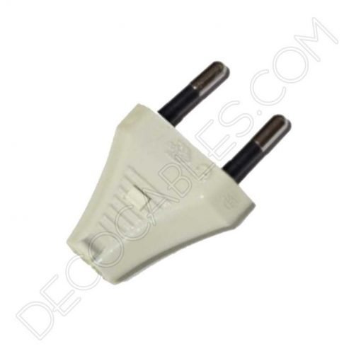 Clavija decorativa para lámparas (varios colores) 9 Clavija decorativa blanco marfil para lámparas