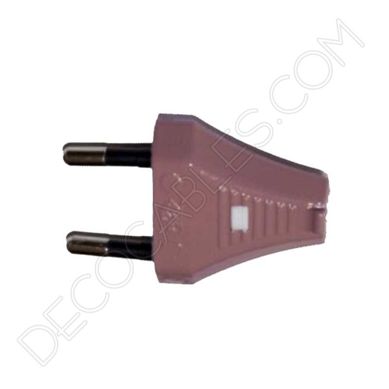 Clavija decorativa rosa pálido para lámparas Clavija decorativa rosa pálido para lámparas