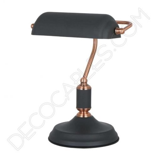 Lámpara decorativa de mesa de oficina y gabinete Vintage