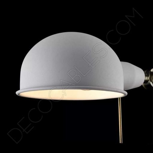 Lámpara flexo de escritorio Vintage articulada 9 Lámpara flexo de escritorio Vintage articula blanca