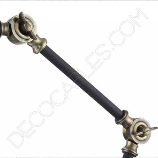 Lámpara flexo de escritorio Vintage articulada 2 Lámpara flexo de escritorio Vintage articula negra