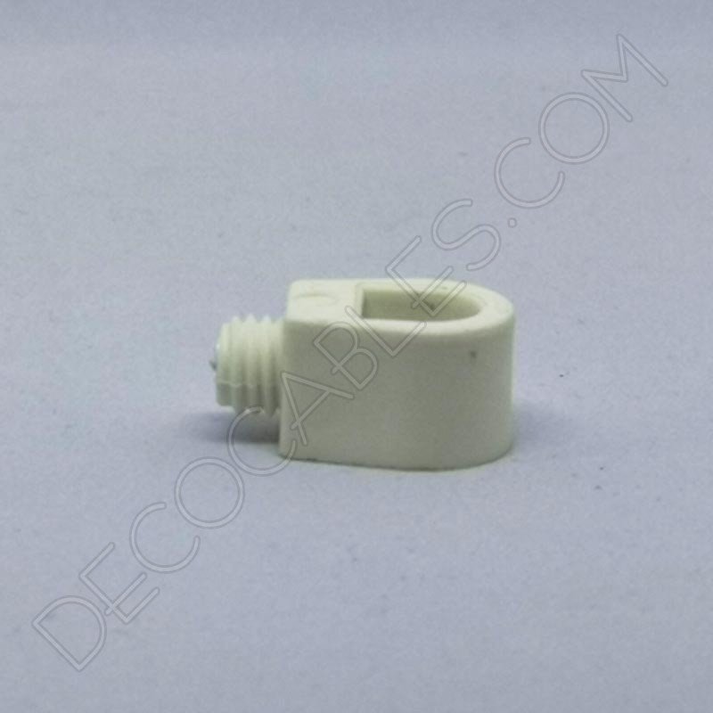 Presa cables plástico para sujeción interna del cable color blanco Presa cables plástico para sujeción interna del cable color blanco