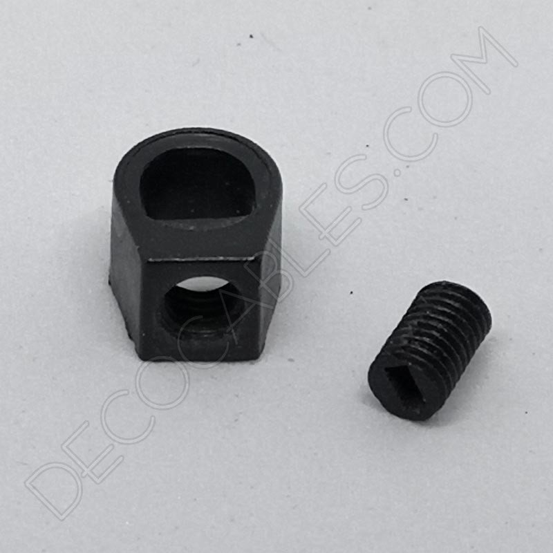 Presa cables plástico para sujeción interna del cable color negro Presa cables plástico para sujeción interna del cable color negro