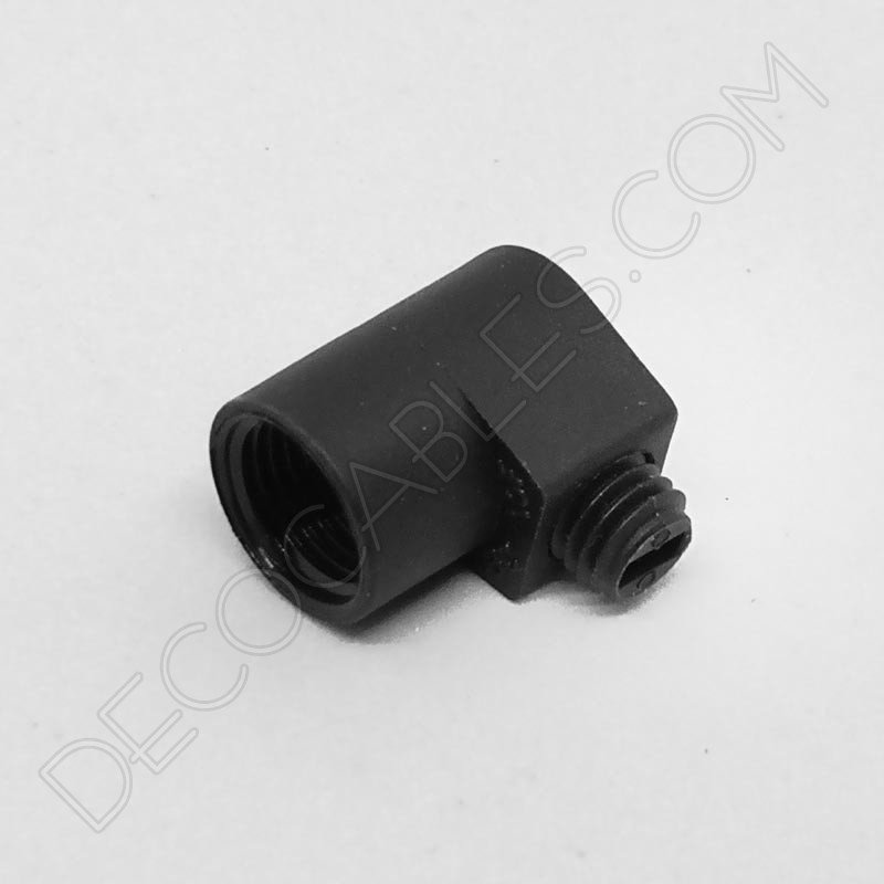 Presa cables plástico para tubo roscado color negro Presa cables plástico para tubo roscado color negro