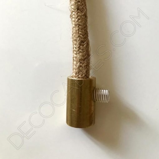 Presa cables de latón especial para cable de cuerda