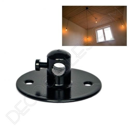 Sujeción metálica para cables