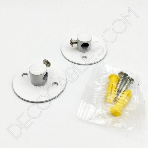 Sujeción metálica para cables