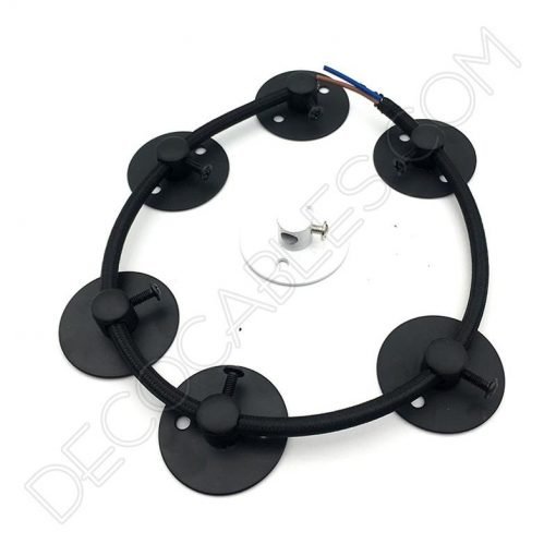 Sujeción metálica para cables