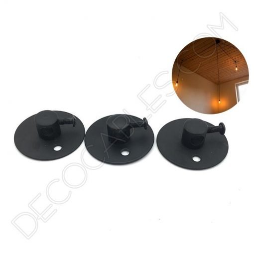 Sujeción metálica para cables