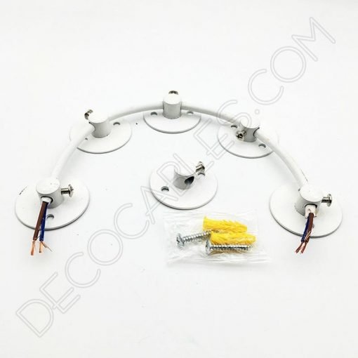 Sujeción metálica para cables