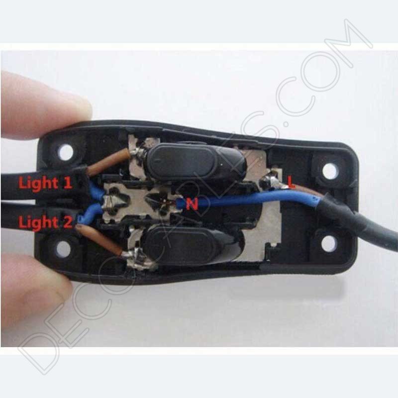 interruptor de paso doble para lámparas con focos independientes interruptor de paso doble para lámparas con focos independientes