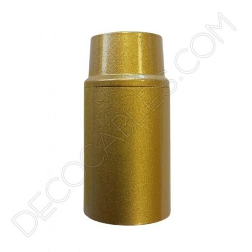 Portalámparas liso E14 (varios colores) 7 Portalámparas liso de baquelita E14 dorado