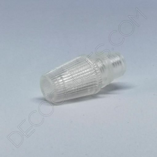 Presa cables plástico (varios colores) 14 Presa cable plástico transparente