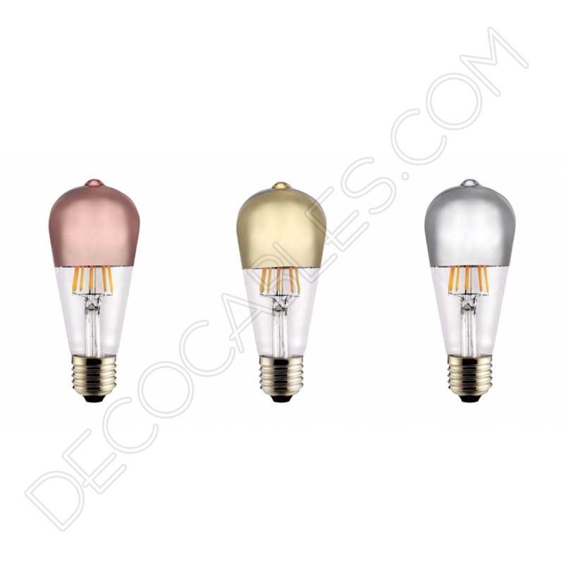 Bombilla pebetero filamento led reflectora con cúpula espejo Bombilla pebetero filamento led reflectora con cúpula espejo