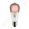 Bombilla Pebetero filamento Led espejo cobre 9 Bombilla pebetero filamento led reflectora con cúpula espejo cobre