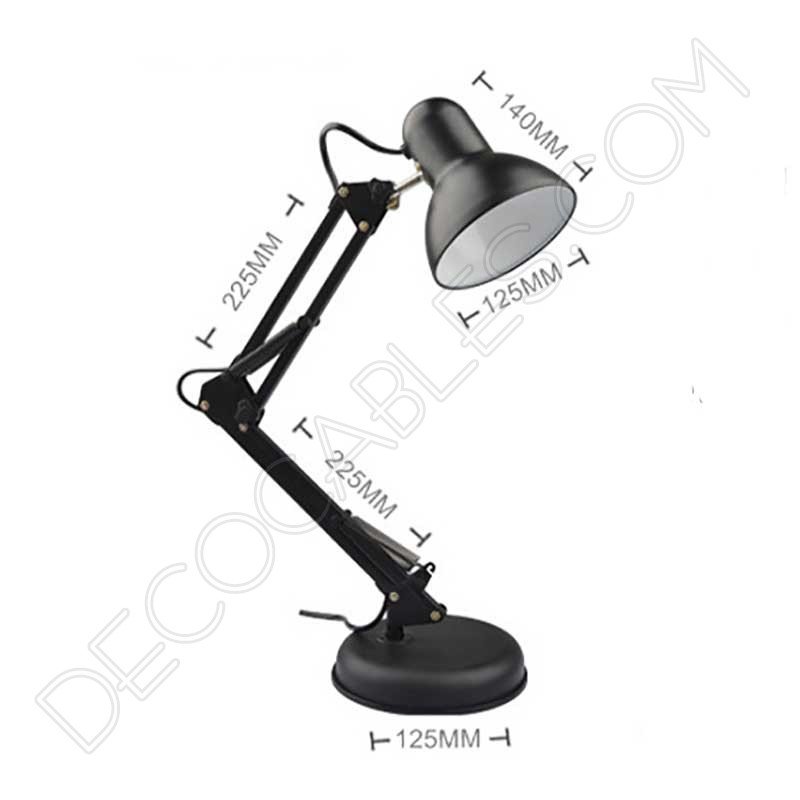 Flexo de escritorio articulable Antígona color negro Flexo de escritorio articulable Antígona color negro