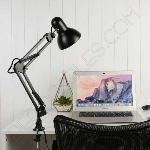 Flexo de escritorio articulable Antígona color negro