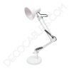 Lámpara flexo de escritorio articulada Antígona (Blanca) 14 Flexo de escritorio articulable Antígona color blanco
