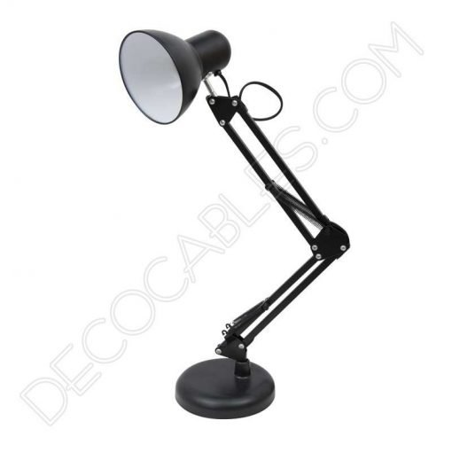 Flexo de escritorio articulable Antígona color negro