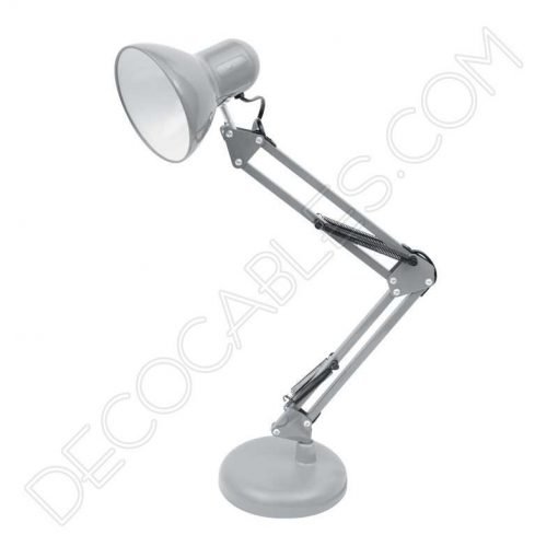 Flexo de escritorio articulable Antígona color plata