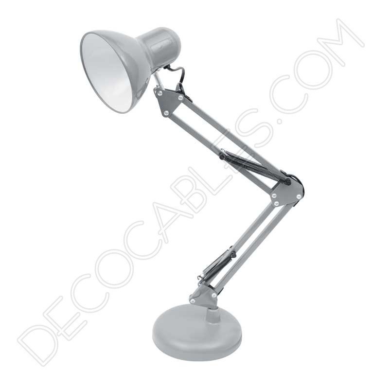 Flexo de escritorio articulable Antígona color plata Flexo de escritorio articulable Antígona color plata