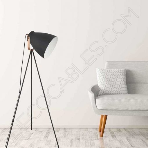 Lámpara de pie modelo trípode