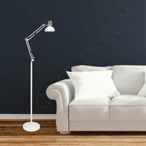 Lámpara flexo de pie Antígona articulable