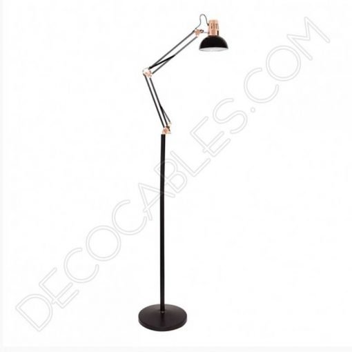 Lámpara flexo de pie Antígona articulable