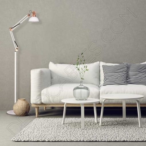 Lámpara flexo de pie Antígona articulable