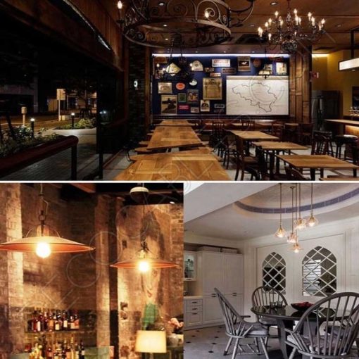 Bombilla filamento Led pebetero gold 4w 8 Bombilla decorativa de filamento led modelo pebetero gold cristal ámbar e27 4w