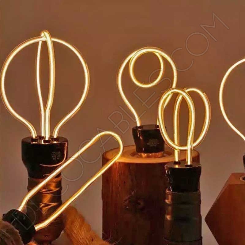 Bombilla de filamento LED serie Art Geométrica E27 cálida Bombilla de filamento LED serie Art Geométrica E27 cálida