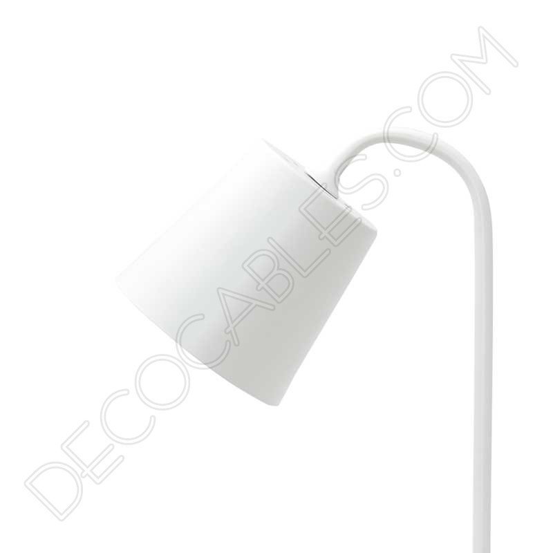 Flexo de estilo nórdico contemporáneo en color blanco modelo Finlandia 1xE27 Flexo de estilo nórdico contemporáneo en color blanco modelo Finlandia 1xE27