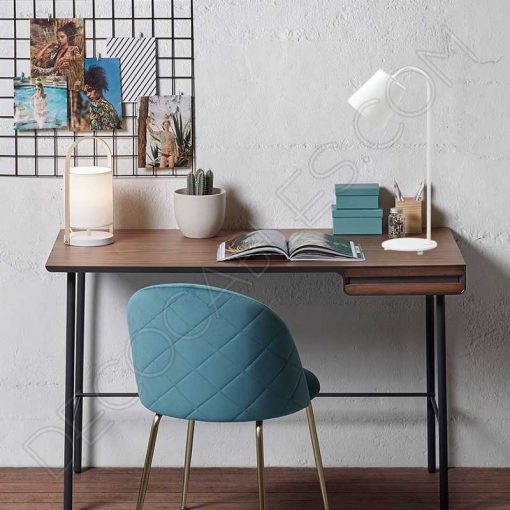 Flexo de estilo nórdico contemporáneo en color blanco modelo Finlandia 1xE27