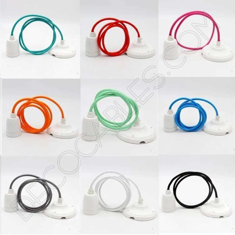 Lámpara colgante cerámica vintage Lámpara colgante cerámica vintage