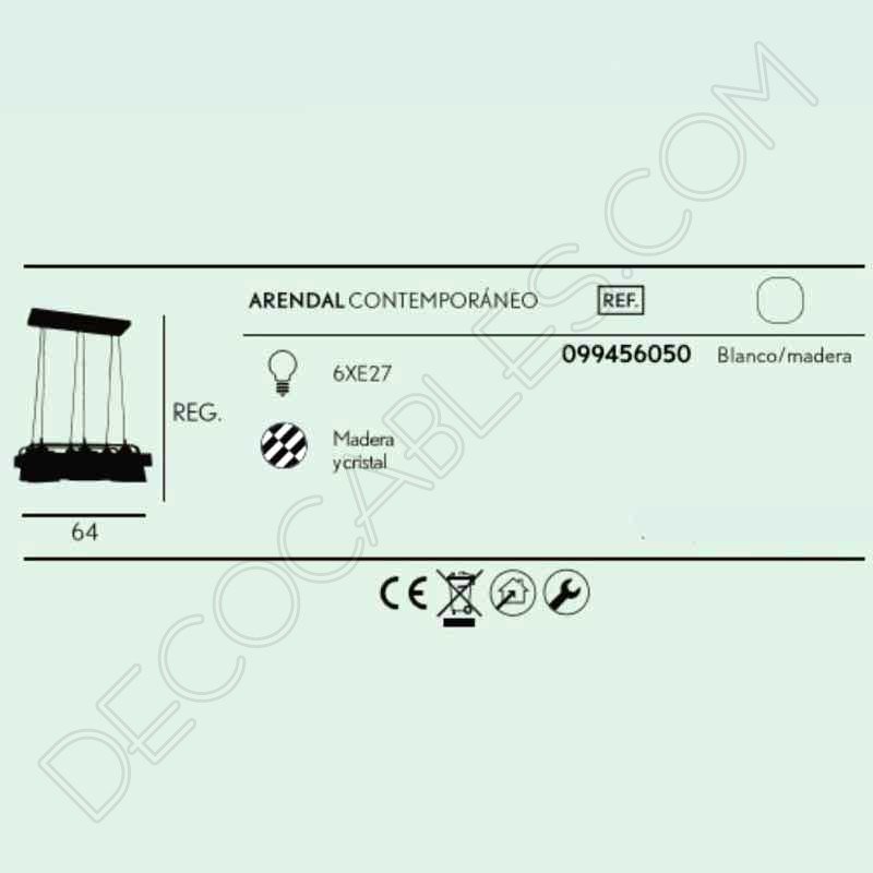 Lámpara de techo estilo nórdico contemporáneo modelo Arendal grande Lámpara de techo estilo nórdico contemporáneo modelo Arendal grande