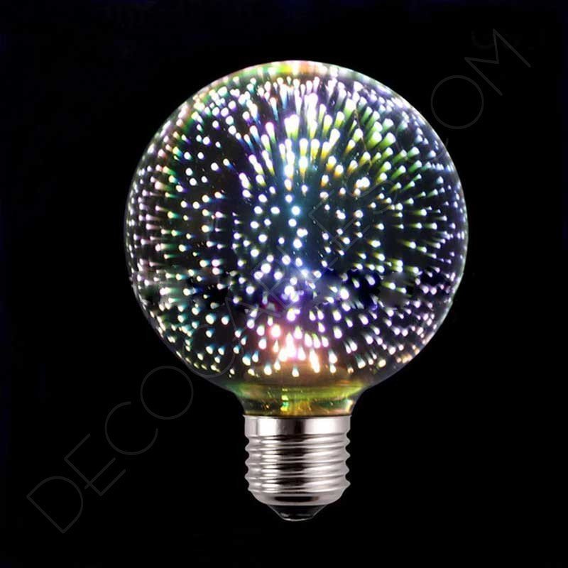 Bombilla globo led efecto fuegos artificiales 3D 4W E27 Bombilla globo led efecto fuegos artificiales 3D 4W E27