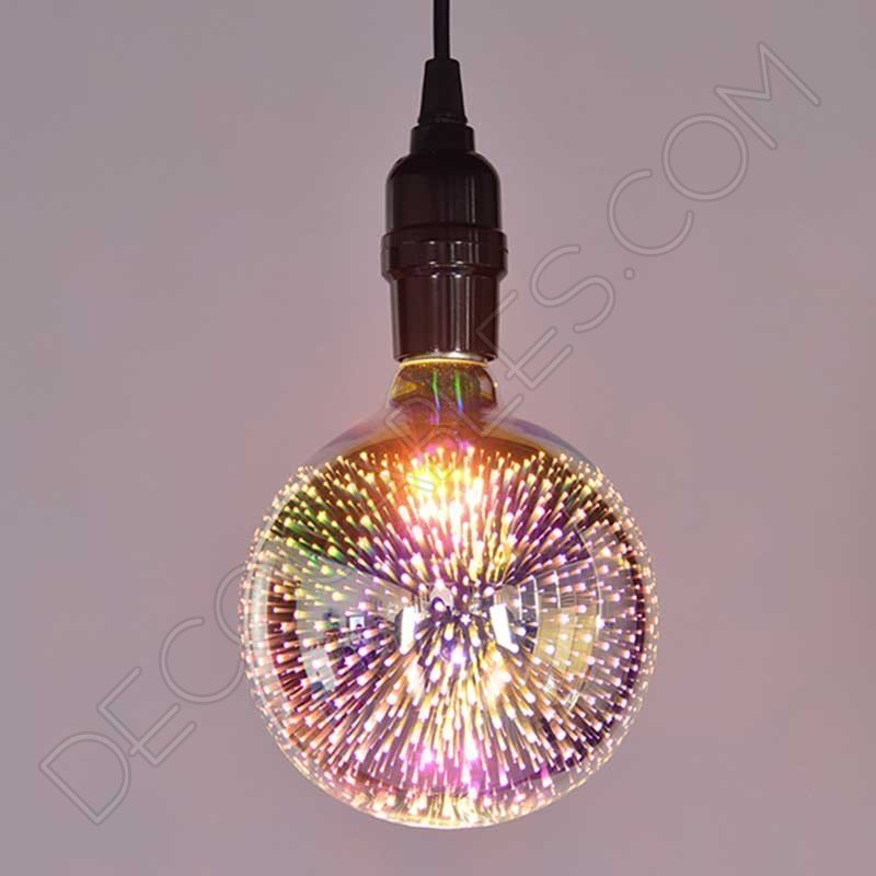 Bombilla globo led efecto fuegos artificiales 3D 4W E27 Bombilla globo led efecto fuegos artificiales 3D 4W E27