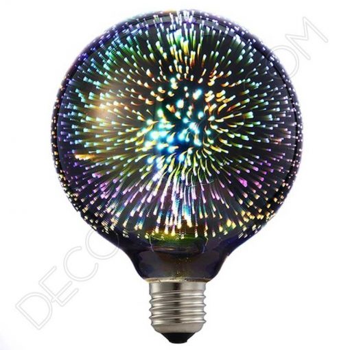 Bombilla globo led efecto fuegos artificiales 3D 4W E27