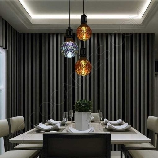 Bombilla led decorativa globo fuegos artificiales 3D 5 Bombilla globo led efecto fuegos artificiales 3D 4W E27